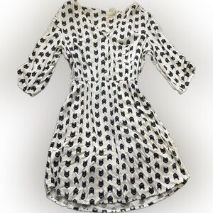 Mimi Chica Black Cat Print Dress